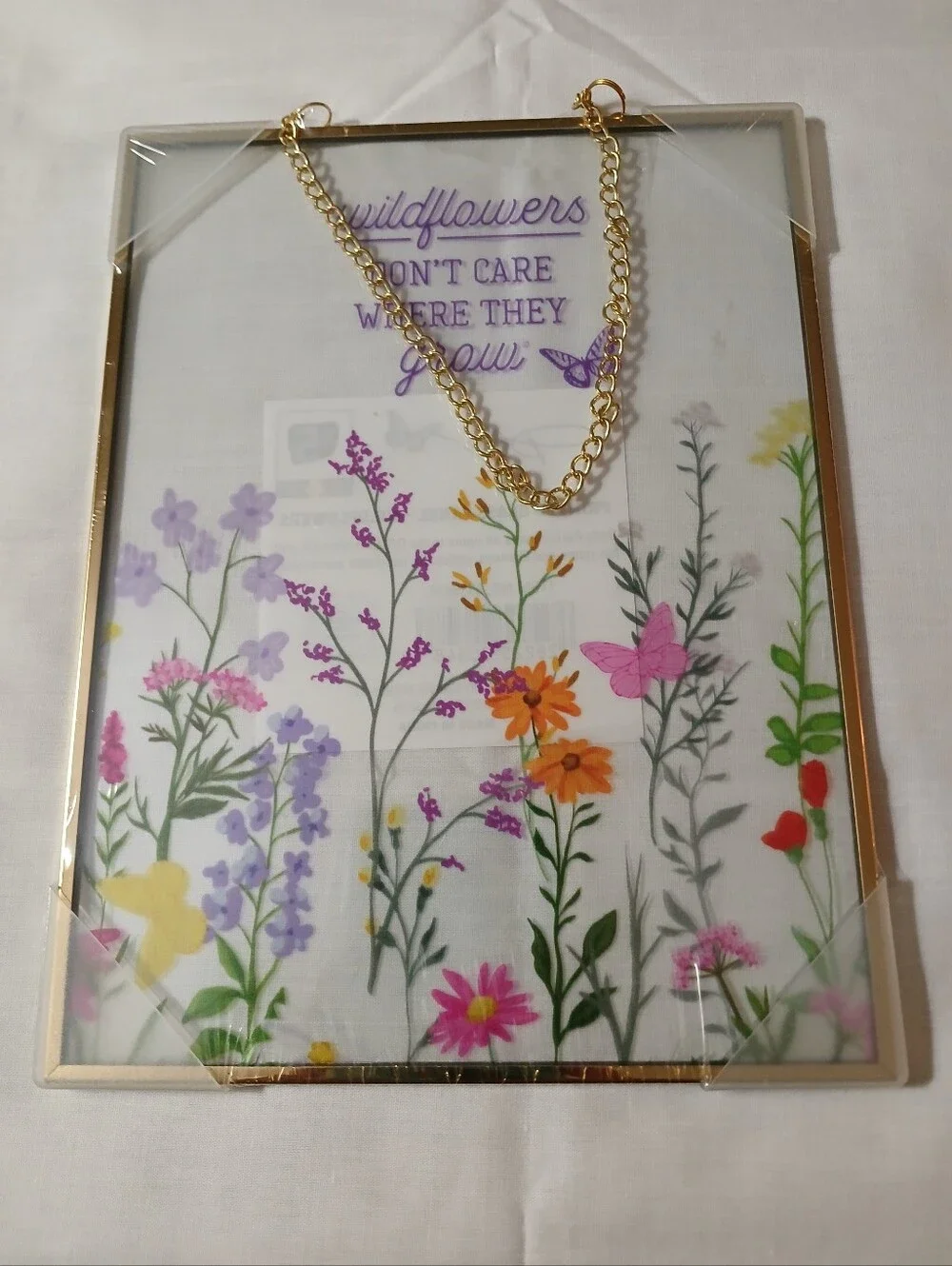 2026 DG Dolly Parton Printed Glass Panel Wildflowers NEW